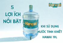 5 Lợi Ích Nổi Bật Khi Sử Dụng Nước Tinh Khiết Hawai 19L Hàng Ngày