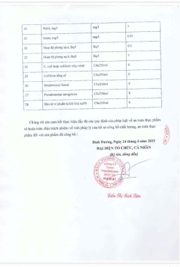 Bản Công bố Sản phẩm