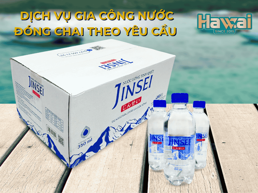 Gia Công Nước Đóng Chai In Logo Doanh Nghiệp – Dịch Vụ Uy Tín Tại Hawai