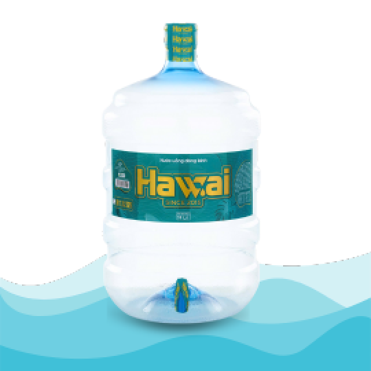 Nước uống đóng bình Hawai 19L - Vòi